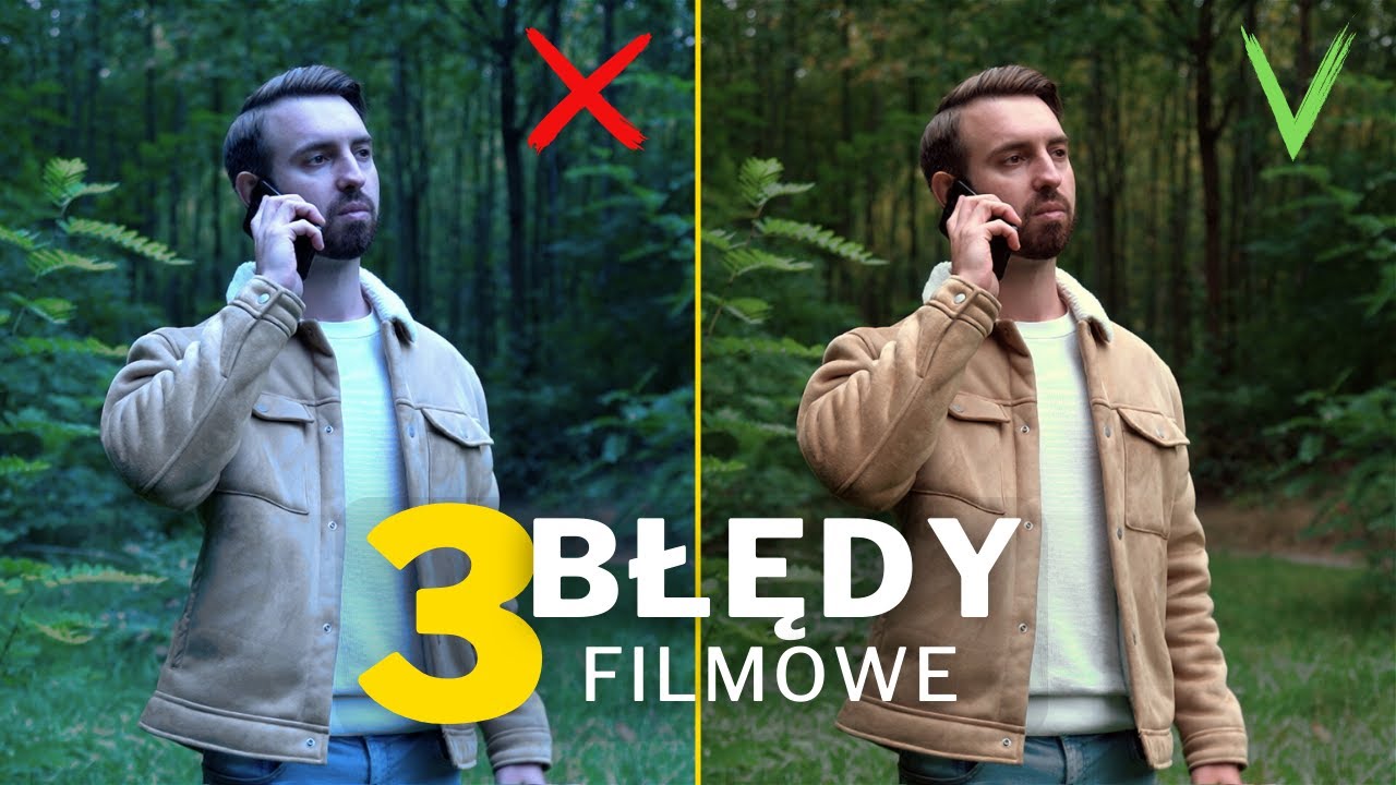 3 Podstawowe Błędy Filmowe i Jak Je Naprawić w Montażu (Premiere Pro)