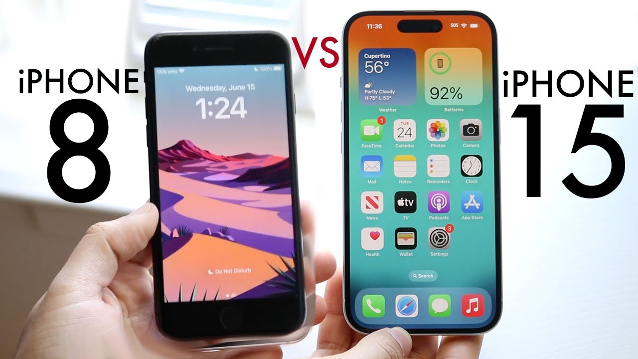 iPhone 15 Vs iPhone 8! (Comparison) (Review)