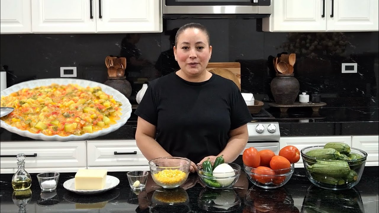 Calabacitas Con Queso UN MANJAR Con Pocos INGREDIENTES