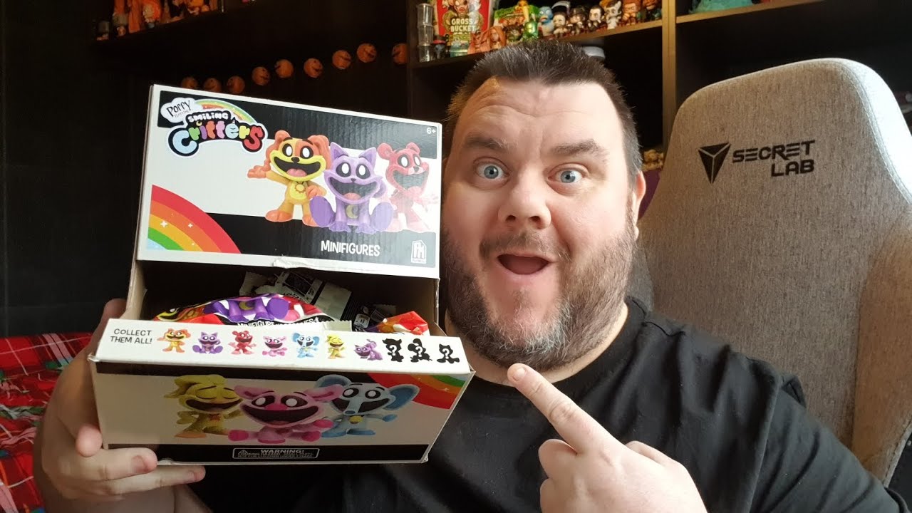 Poppy Playtime Smiling Critters Series 3 Minifigures Blind Bags Unboxing
