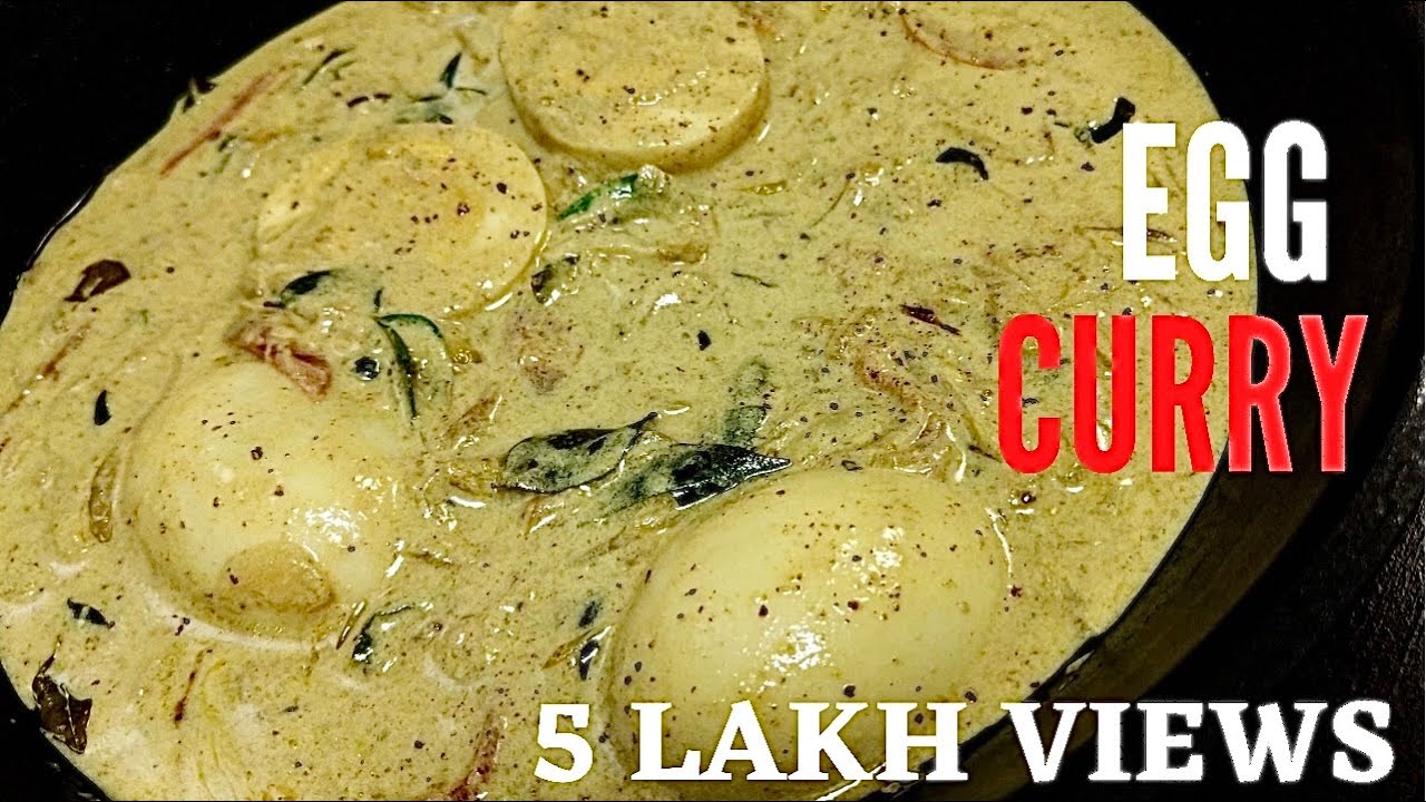 തനി നാടൻ മുട്ടക്കറി || Kerala Style Egg Curry || Best for Appam Chappaathi and Noolappam ||