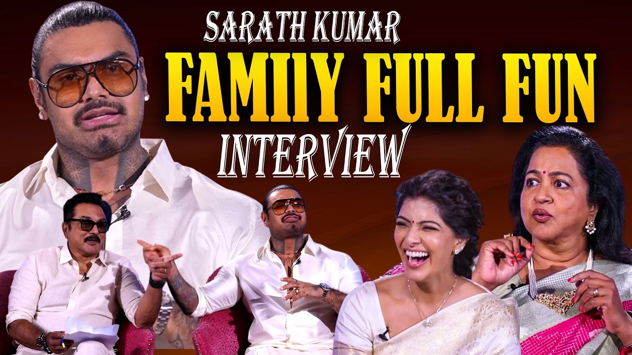 Varalaxmi Sarath Kumar’s Saraswathi Movie Special Interview With Her Family | Sarath Kumar | Radhika