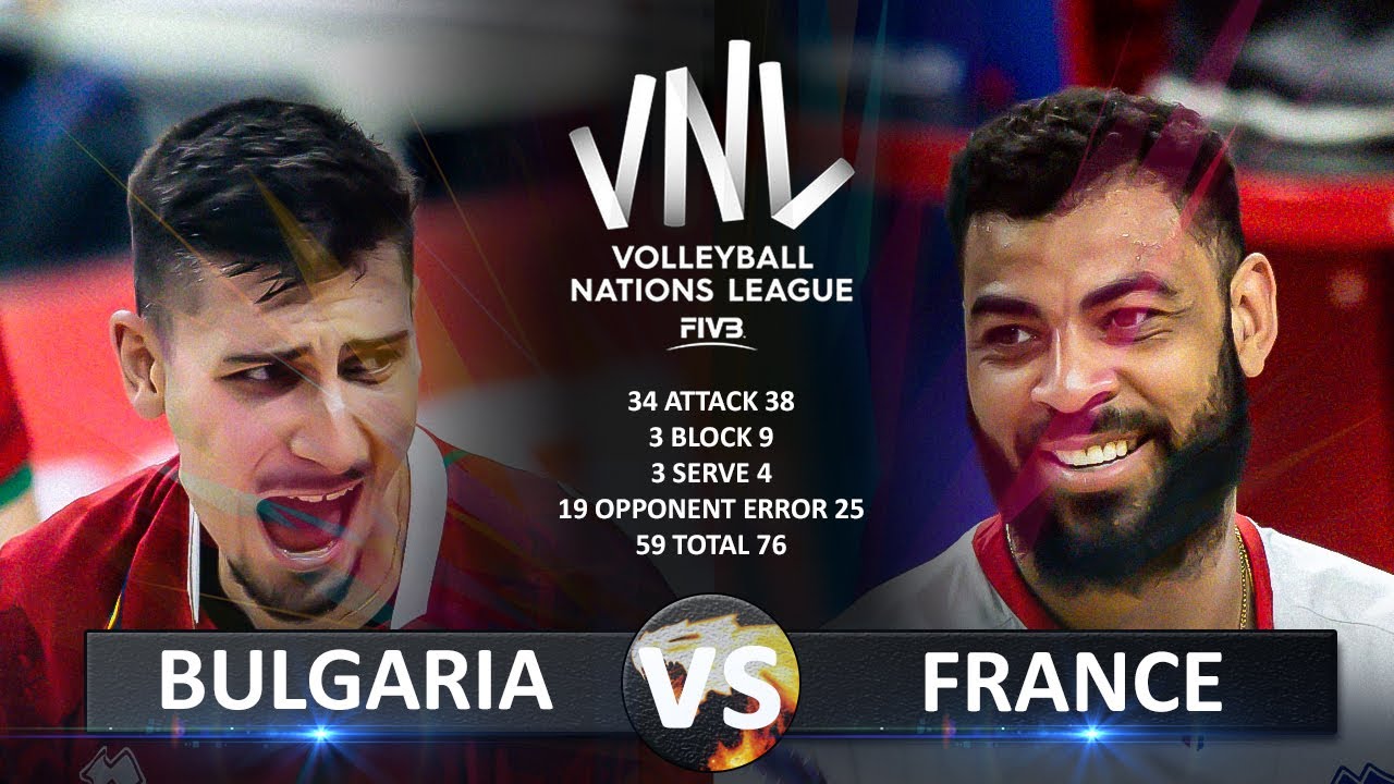 Bulgaria vs France | Men's VNL 2024