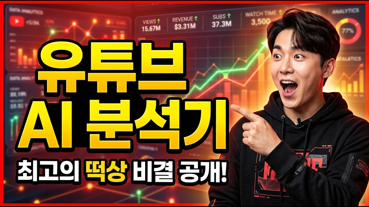 유튜브 조회수 잘 나오는 영상, 이제 자동으로 찾아줍니다 | YouTube AI 분석기