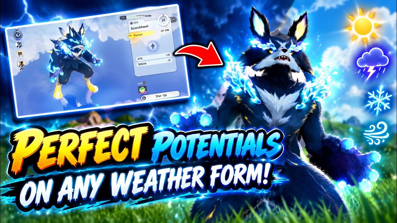 Get Perfect Potentials On Any Weather Form Aniimo With This Trick! - Aniimo