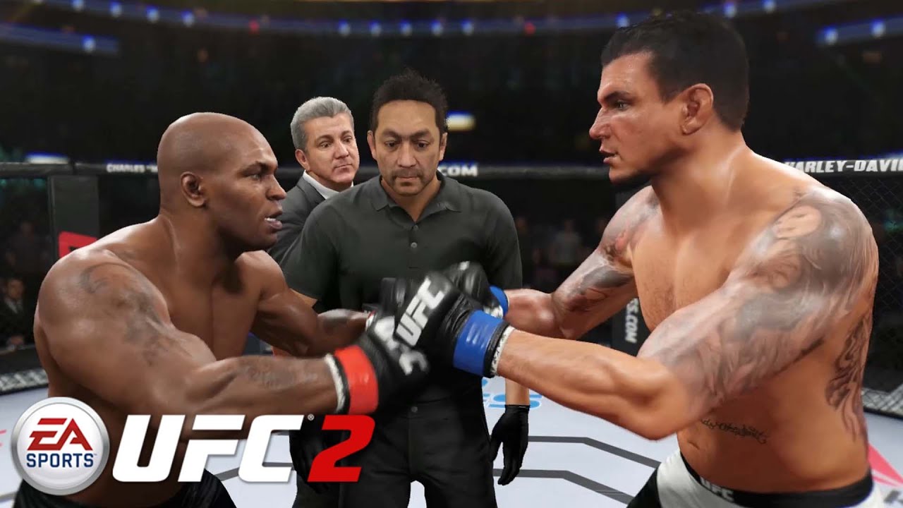 EA Sports UFC 2 &mdash; Майк Тайсон против Фрэнка Мира, игровой процесс PS4 / Xbox One