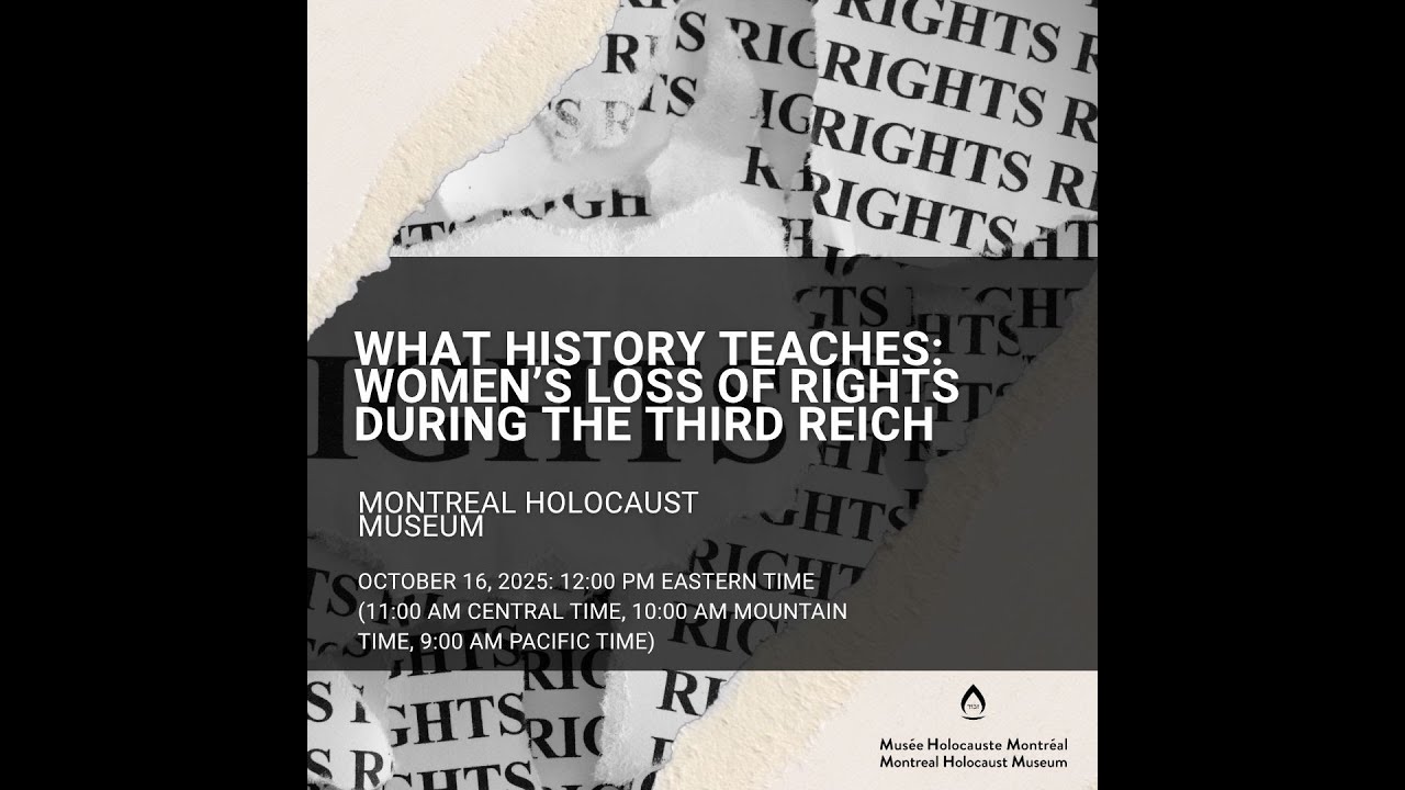 What History Teaches: Women’s Loss of Rights During the Third Reich