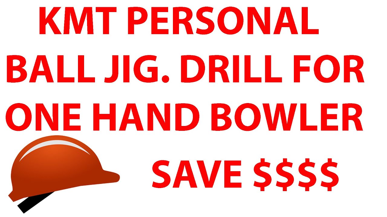 KMT Personal Bowling Ball Jig. Drill For One Handers