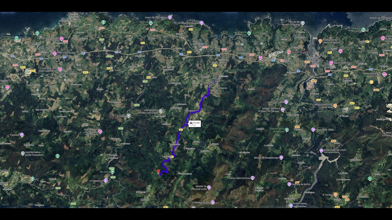 Ruta moto Miudes - Romaelle