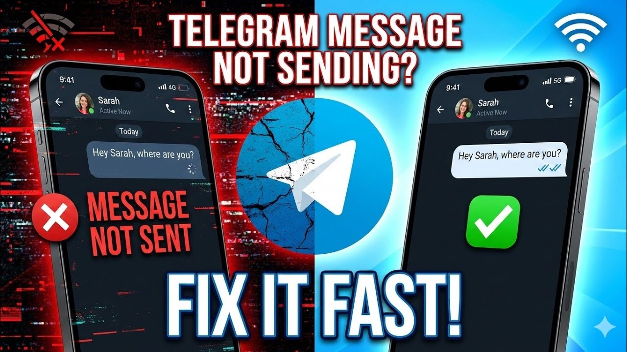 Как исправить проблему с отправкой сообщений в Telegram в 2026 году | Проблема с отправкой сообще...