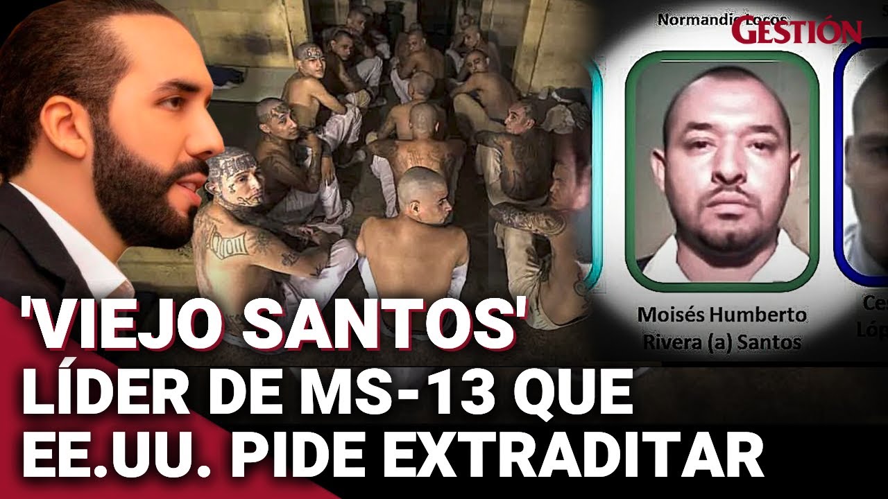 ¿Quién es 'VIEJO SANTOS'?; el temible líder MARA Salvatrucha que EE.UU. pide extraditar