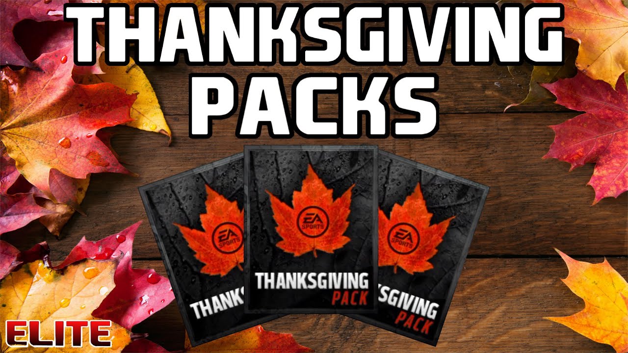 Thanksgiving Packs! - Insane Pulls! Madden Mobile 16