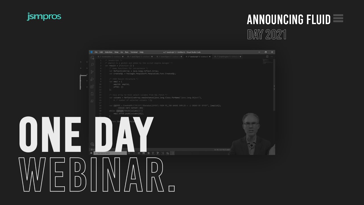 Announcing PeopleSoft Fluid Day 2021! May 20, 2021. Register Now!