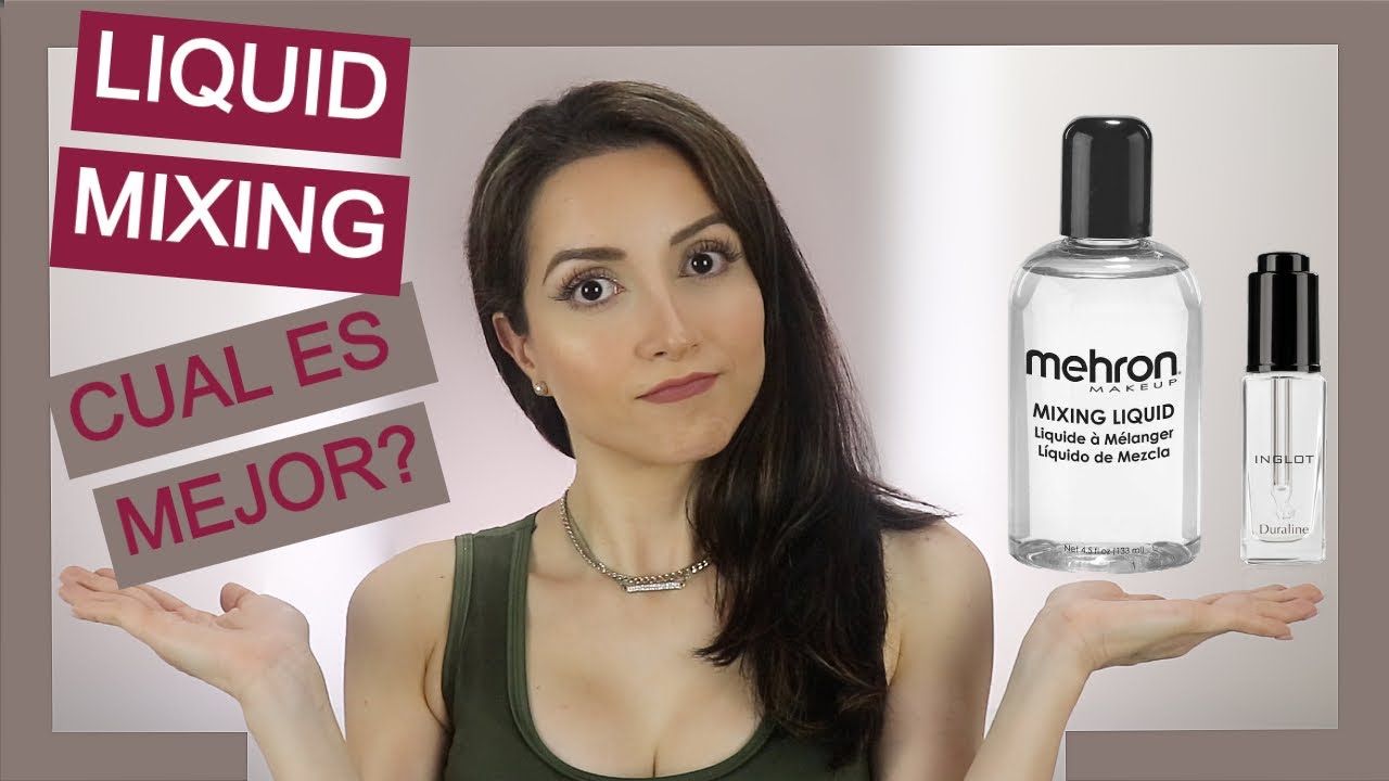 Inglot Duraline VS Mehron Liquid Mixing | Liquidos Mezcladores