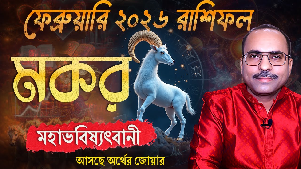 মকর ফেব্রুয়ারি ২০২৬ রাশিফল ​​| Makar Rashi February 2026 | Capricorn February 2026 Horoscope