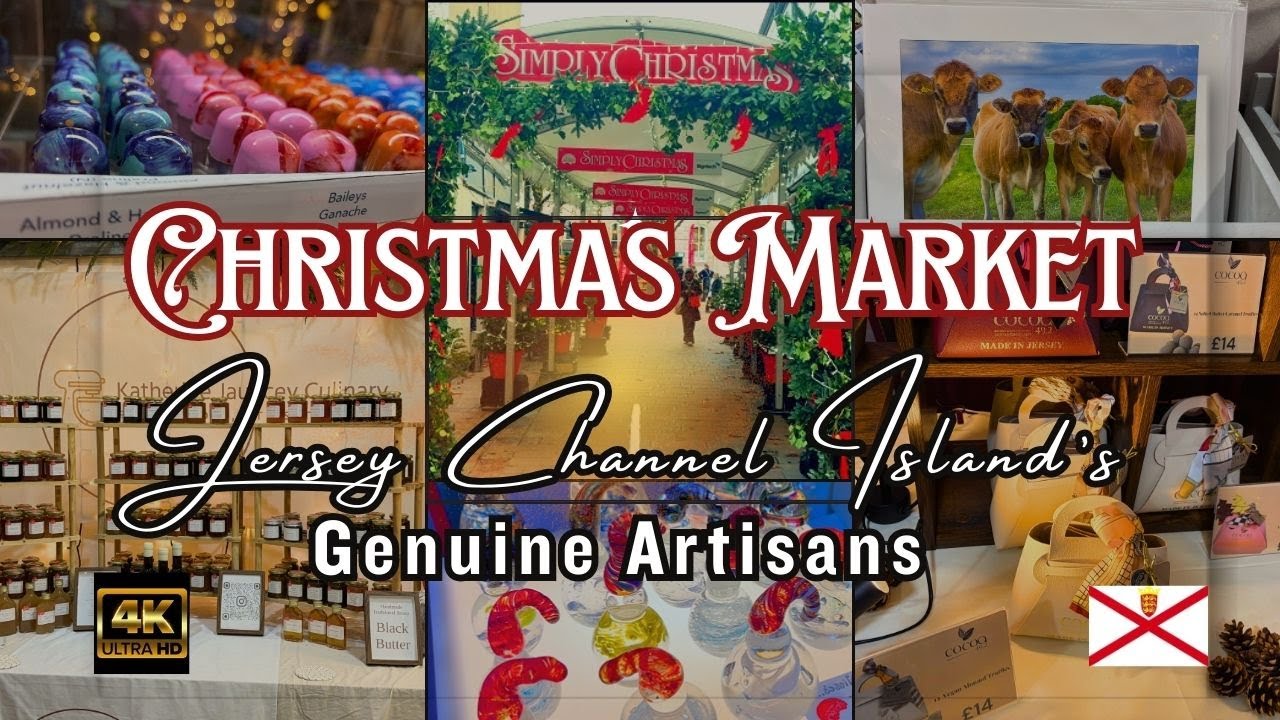 🎄 Jersey Christmas Market | Full Walking Tour 🇯🇪