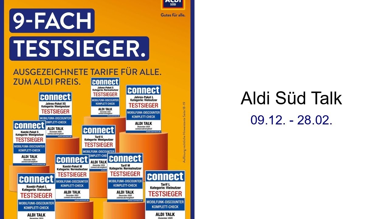 Aldi Süd Talk 09.12. - 28.02.