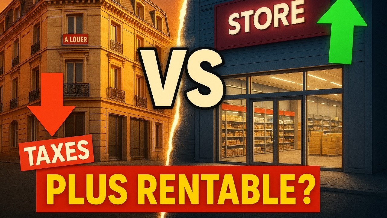 🔴 IMMOBILIER COMMERCIAL VS R&Eacute;SIDENTIEL : LEQUEL EST LE PLUS RENTABLE EN 2025 ?