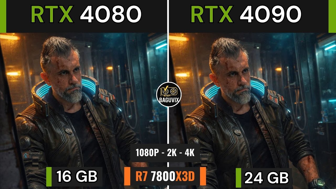 RTX 4080 VS RTX 4090 Test in 20 Games - Raw FPS Only