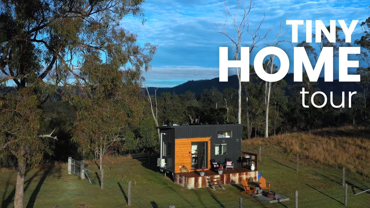 Australian Tiny House | Off Grid 160 Sqft /15 Sqm Tiny Home Tour | Airbnb  | Ep 10