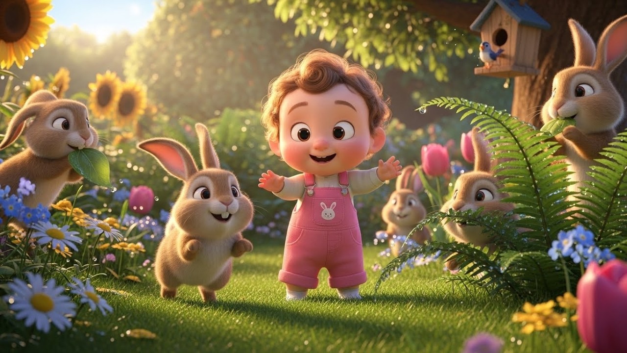 Baby Lala Wakes Up Sleeping Bunnies 🐰🌸 | Fun Wake-Up Song | Toddler Sing Along