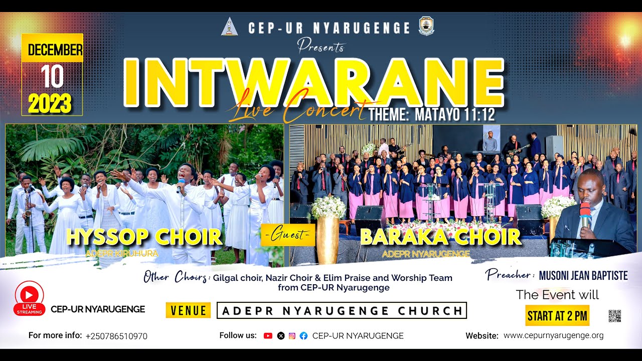🚨 INTWARANE LIVE CONCERT