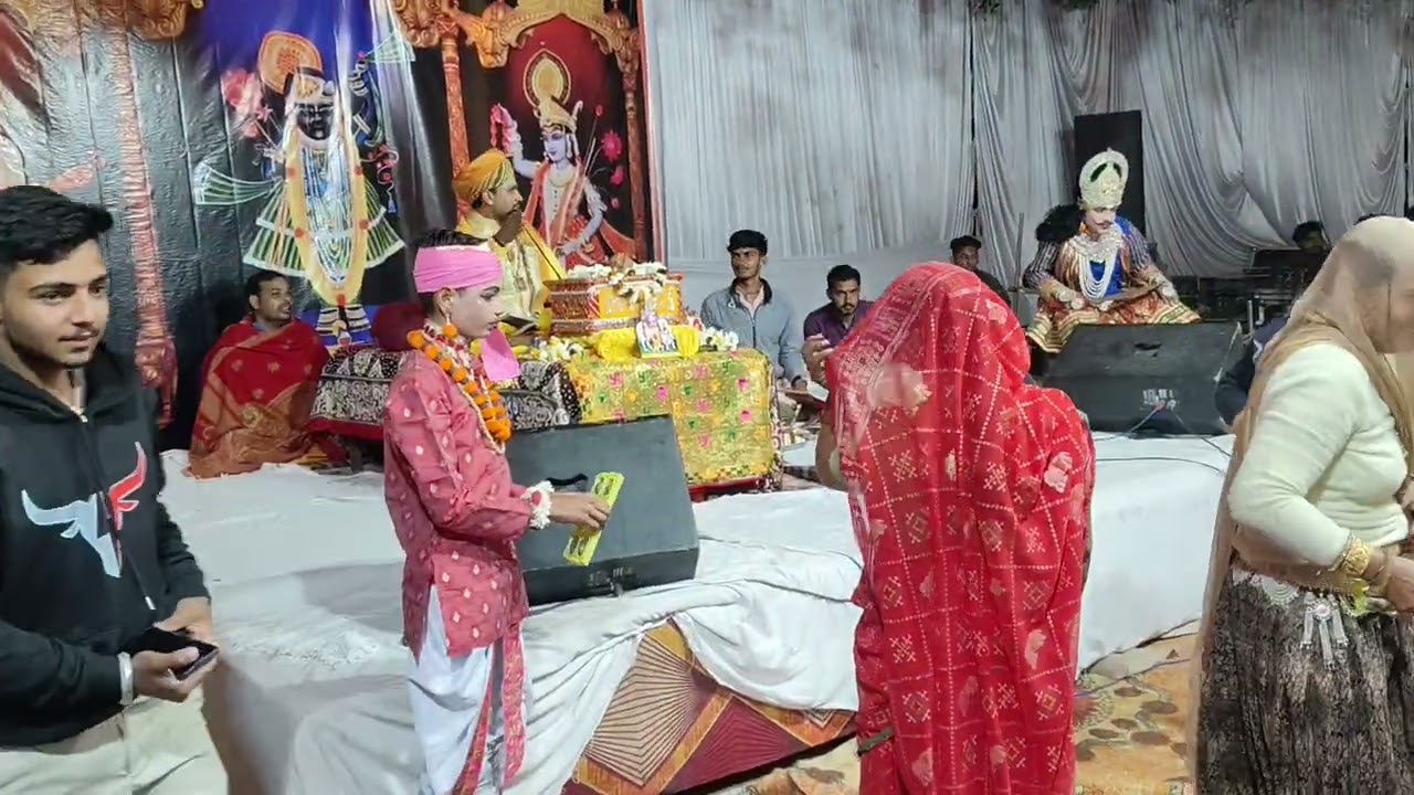 परतापूरा गांव में चार भुजा मन्दिर प्रोग्राम कथा 