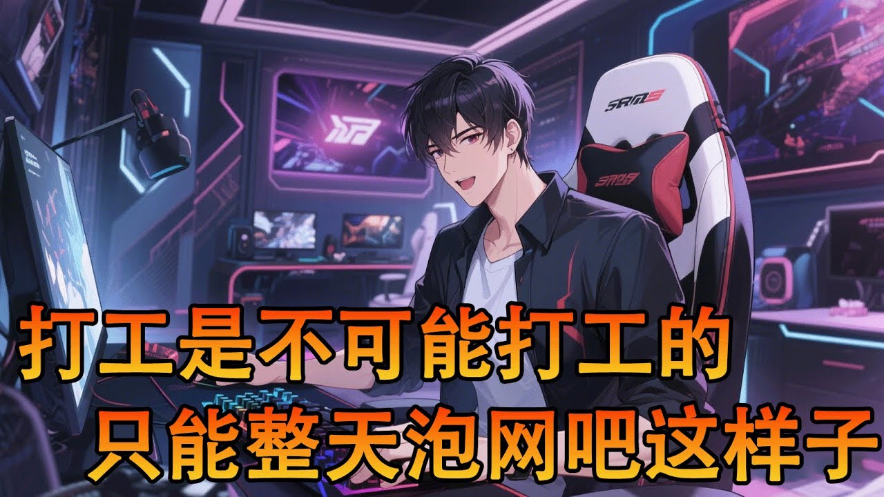 你穿越後在打工真人秀裡當“廢物”，用網吧逍遙日子和一句靈魂反問，讓拼命奮鬥的記者語塞，更讓螢幕前的打工人集體破防！