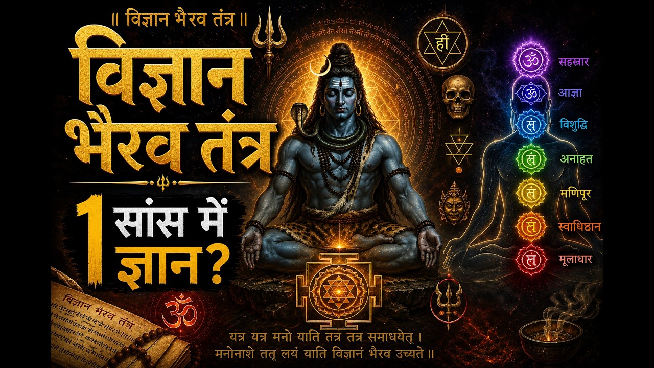 विज्ञान भैरव तंत्र: ध्यान की 112 प्राचीन तकनीकें जो जीवन बदल दें