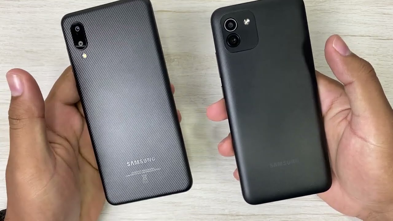 GALAXY A02 VS GALAXY A03 - COMPARATIVO