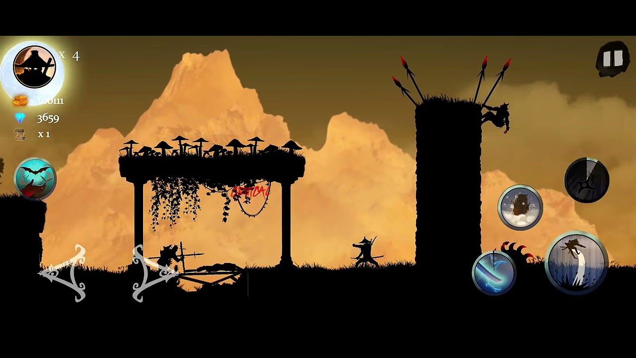 Ninja Arashi chapter 3 level 4 gameplay 