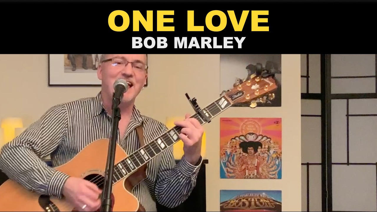 One Love - Bob Marley - acoustic guitar cover by Dave Milliken