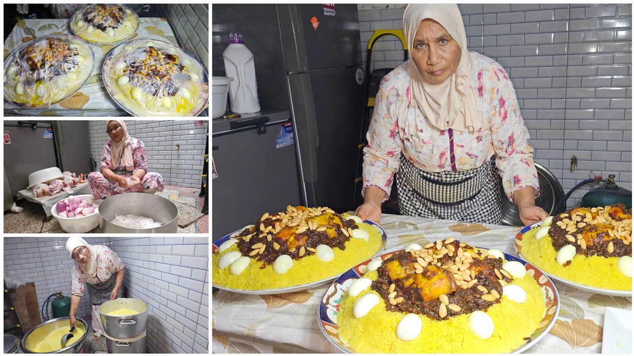 الكسكسو بالتفاية معسلة و معلكة مغربية 💯 بجميع المقادير  ديال 3 الطباسل و دكر التمن للمبتدئات