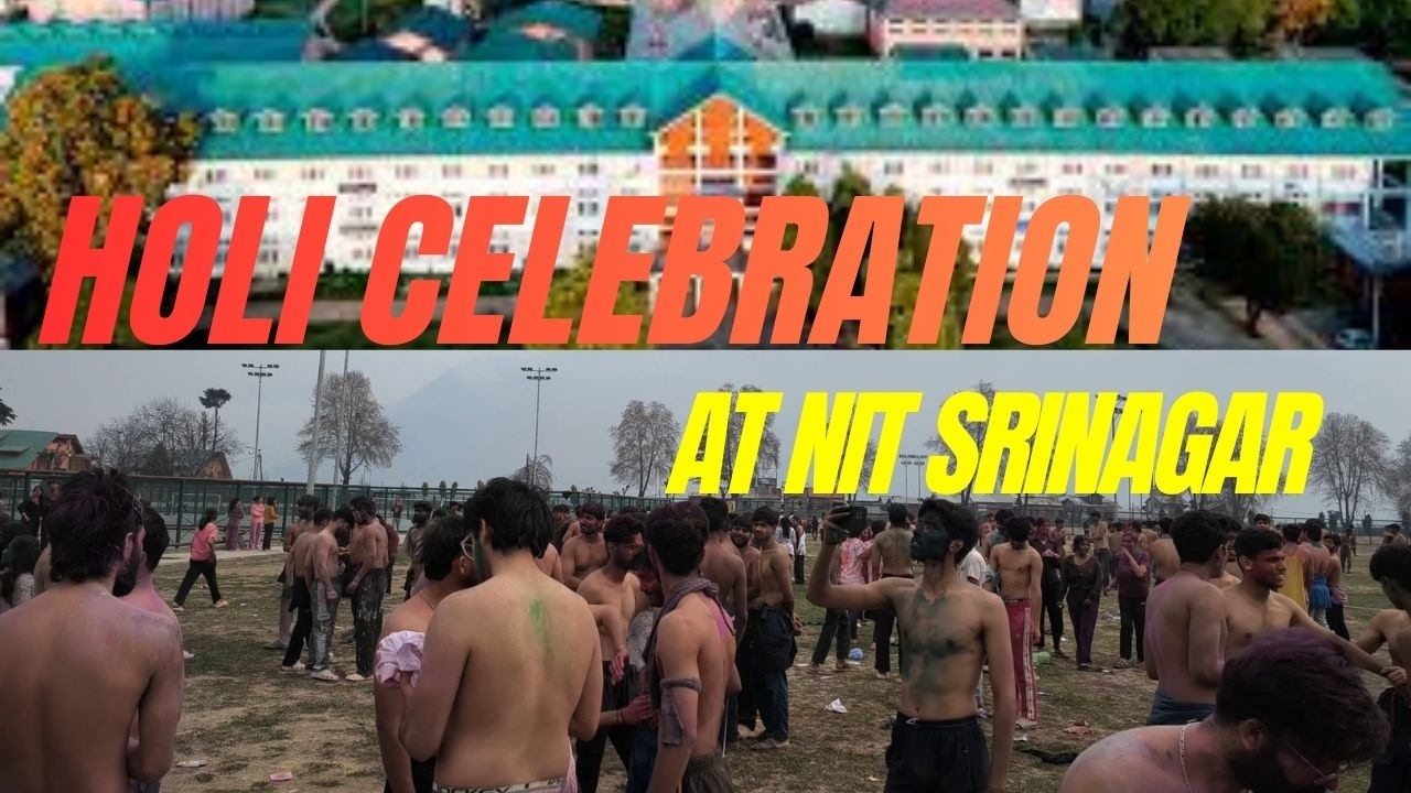 A Colorful Day at NIT Srinagar ✨ | Holi Vlog 2026 🌈