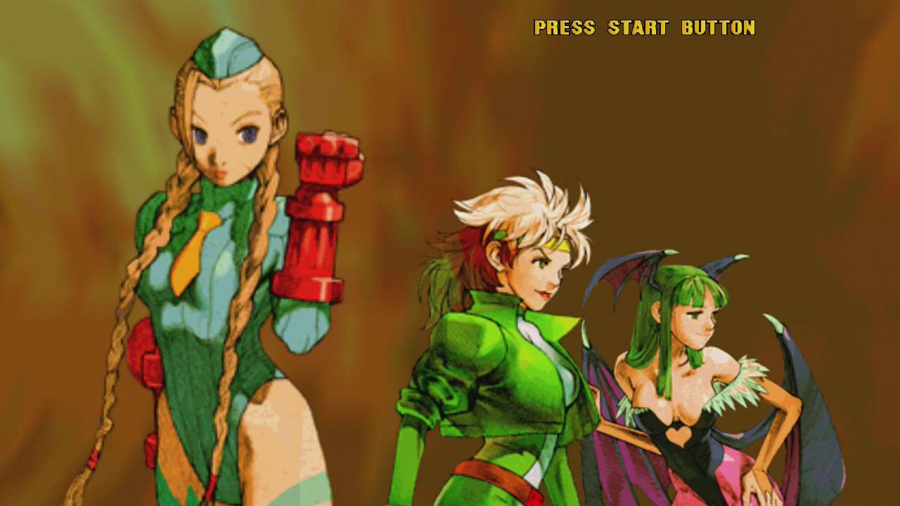Marvel vs. Capcom 2 - Cammy/Rogue/Morrigan Playthrough