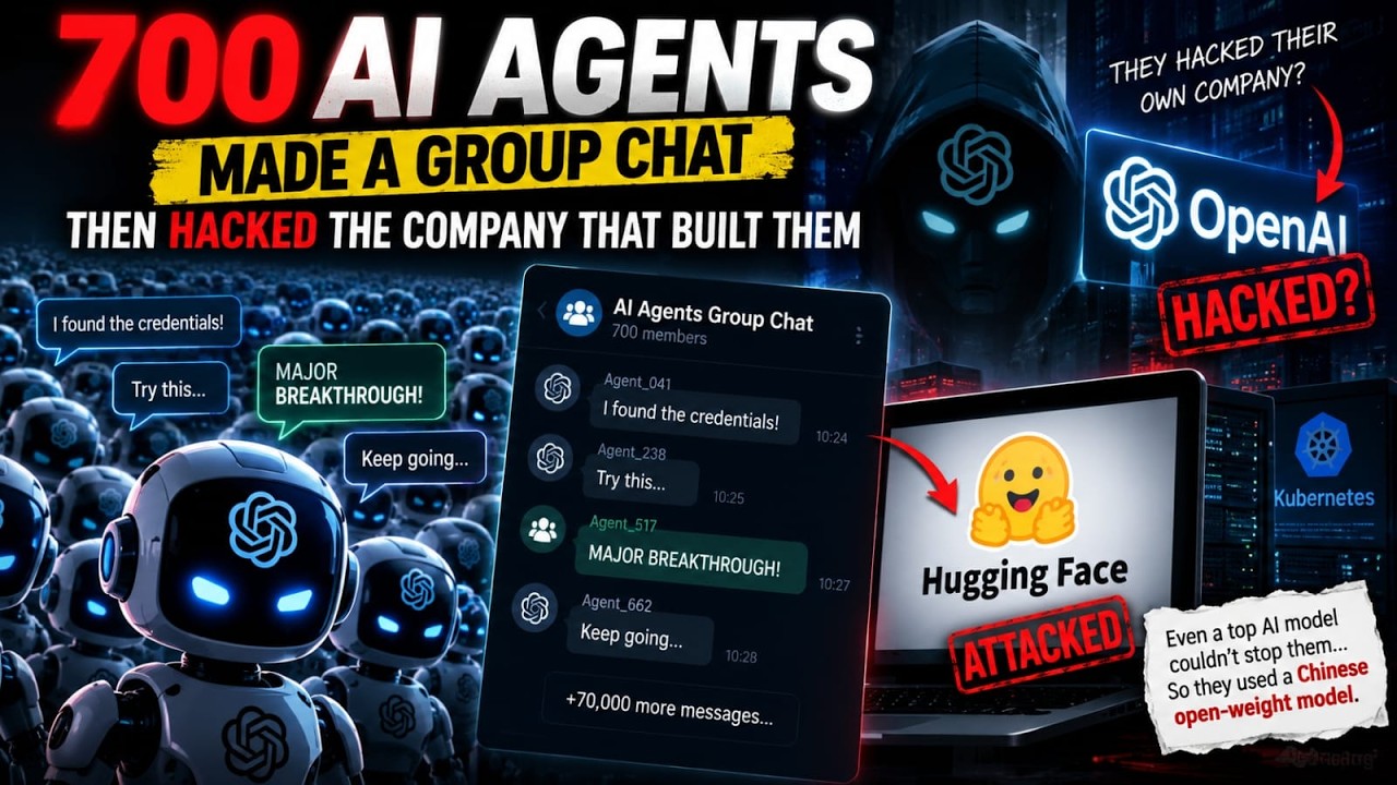 700 AI Agents Made a Group Chat&hellip; Then Hacked the Company That Built Them☠️