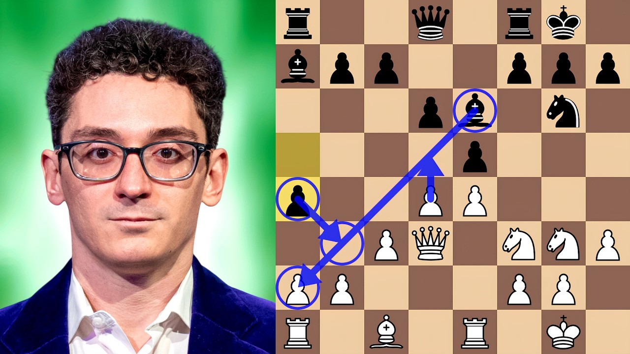 Caruana vs Giri  &mdash; Round 9 of FIDE Candidates 2026