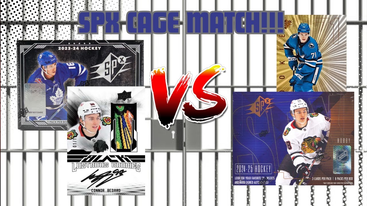 SPx Showdown!!! 2023-24 vs. 2024-25 - will UD BLACK LUSTROUS AUTO WIN???