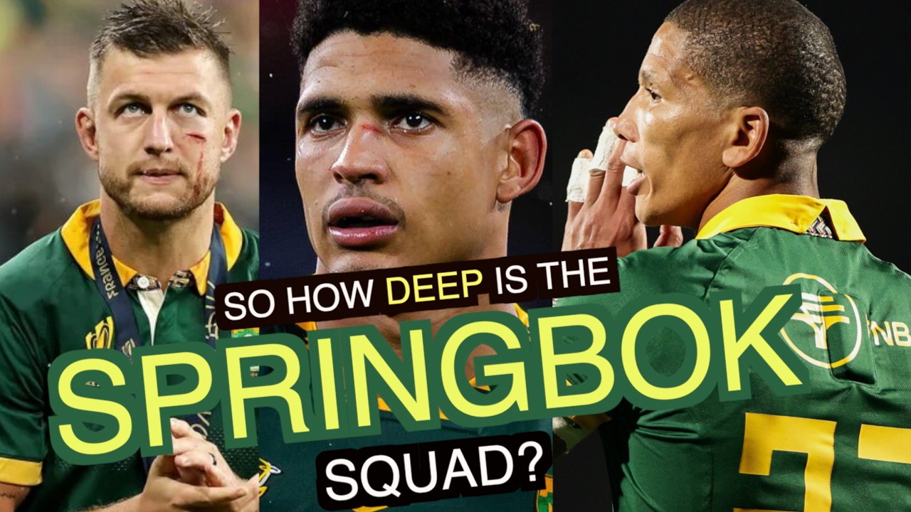 So how deep is the Springbok squad?