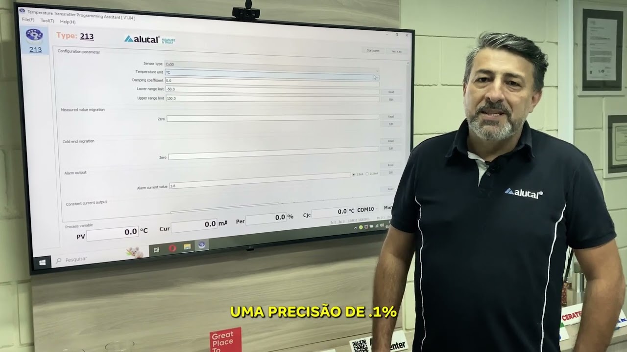 Transmissor de Temperatura TR213 | Alutal Temperature