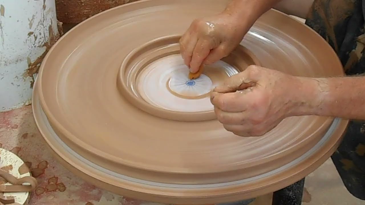 CLAY MIRROR FRAME THROWN ON A WHEEL LONG VERSION