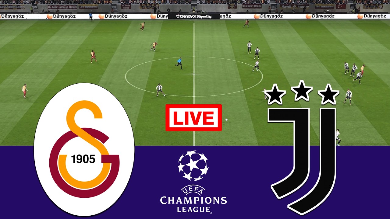 🔴 In Diretta : Galatasaray vs Juventus | Champions League 2025/26 | Streaming completo della partita