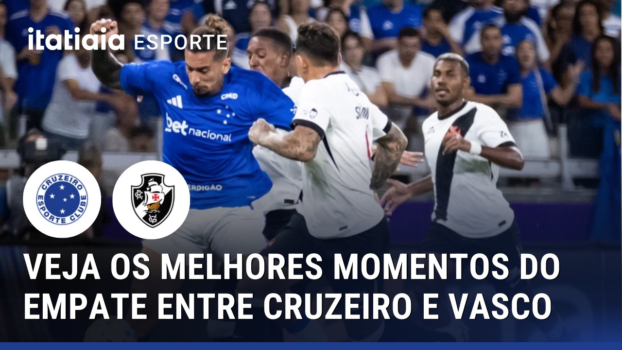 VEJA OS MELHORES MOMENTOS DO EMPATE ENTRE CRUZEIRO 3 X 3 VASCO