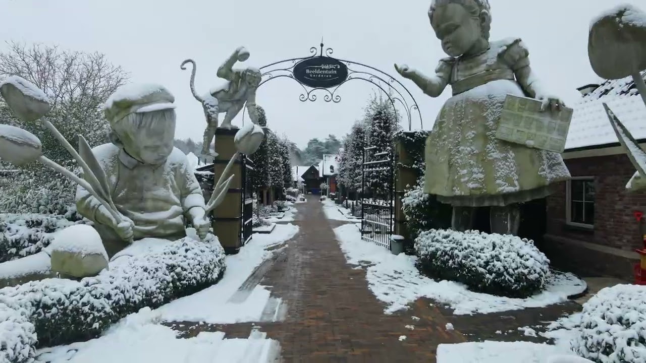 Winter in de Beeldentuin 