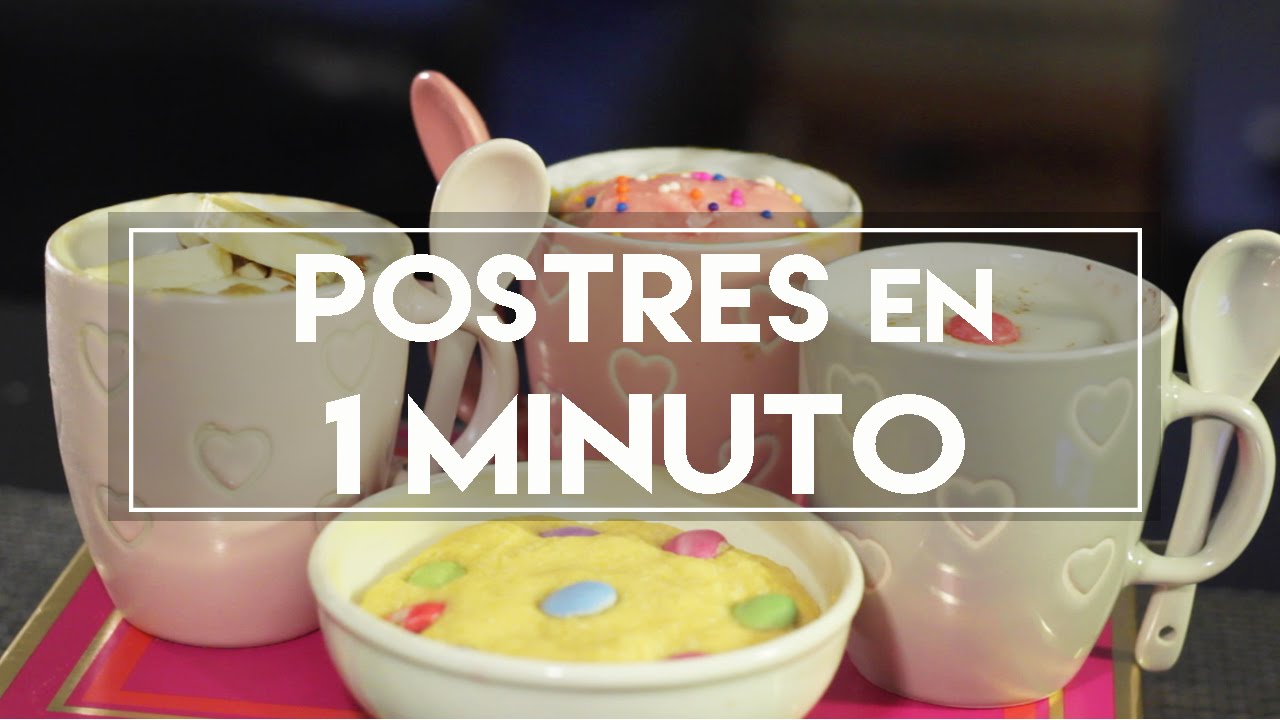 Postres en 1 MINUTO! - DIY | What The Chic