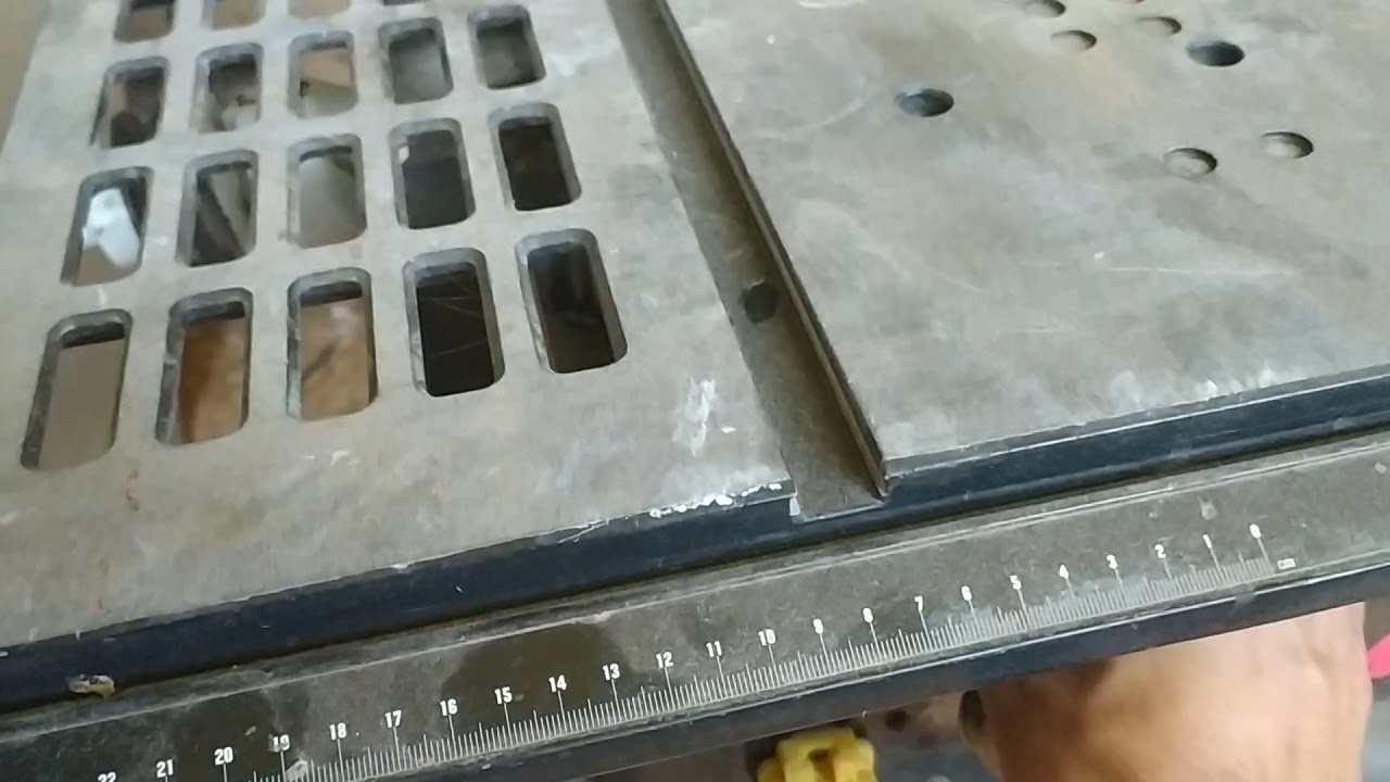 adaptando um eixo e motor em uma serra Skil 3610 parte 2