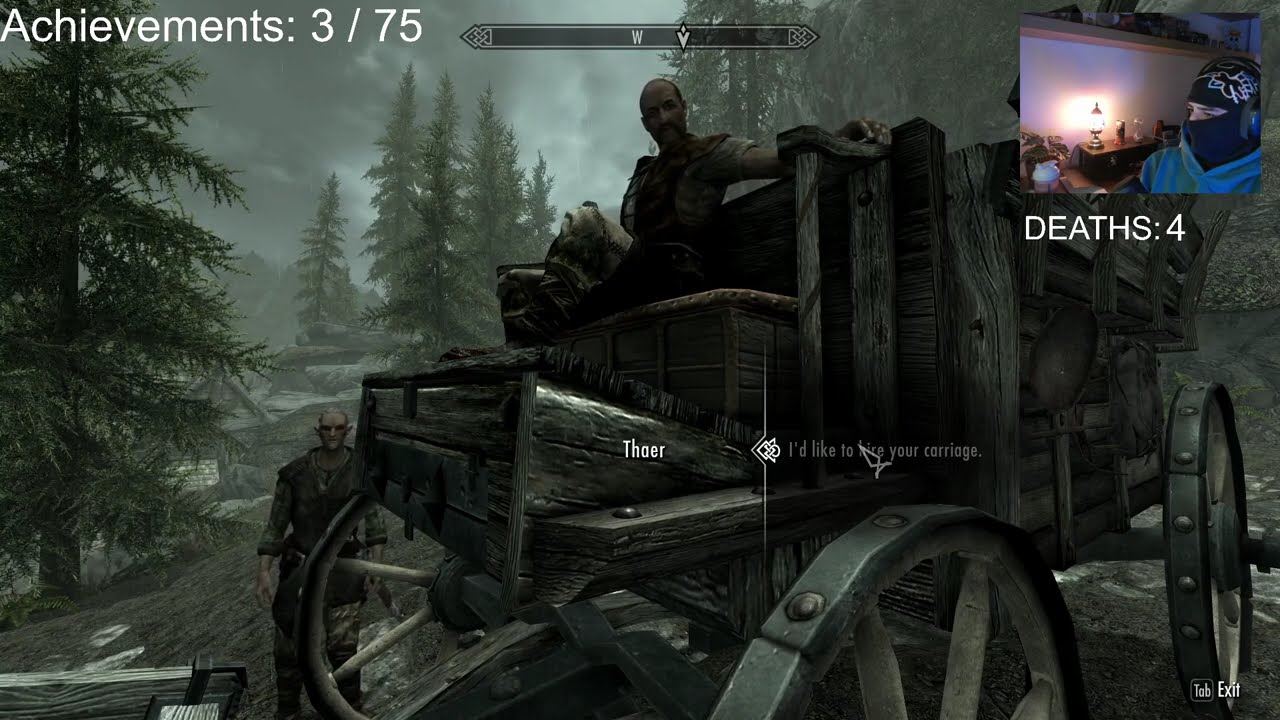 DRUID Streams - Skyrim *Permadeath*Platinum hunt*Survival*Legendary difficulty* (Part 3)