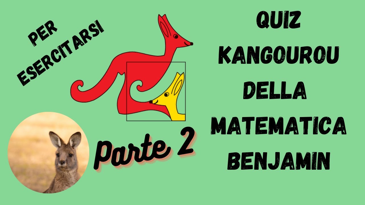 PARTE 2 Quesiti svolti GARA MATEMATICA 🦘KANGOUROU 2005 || per esercitarsi || prima e seconda media