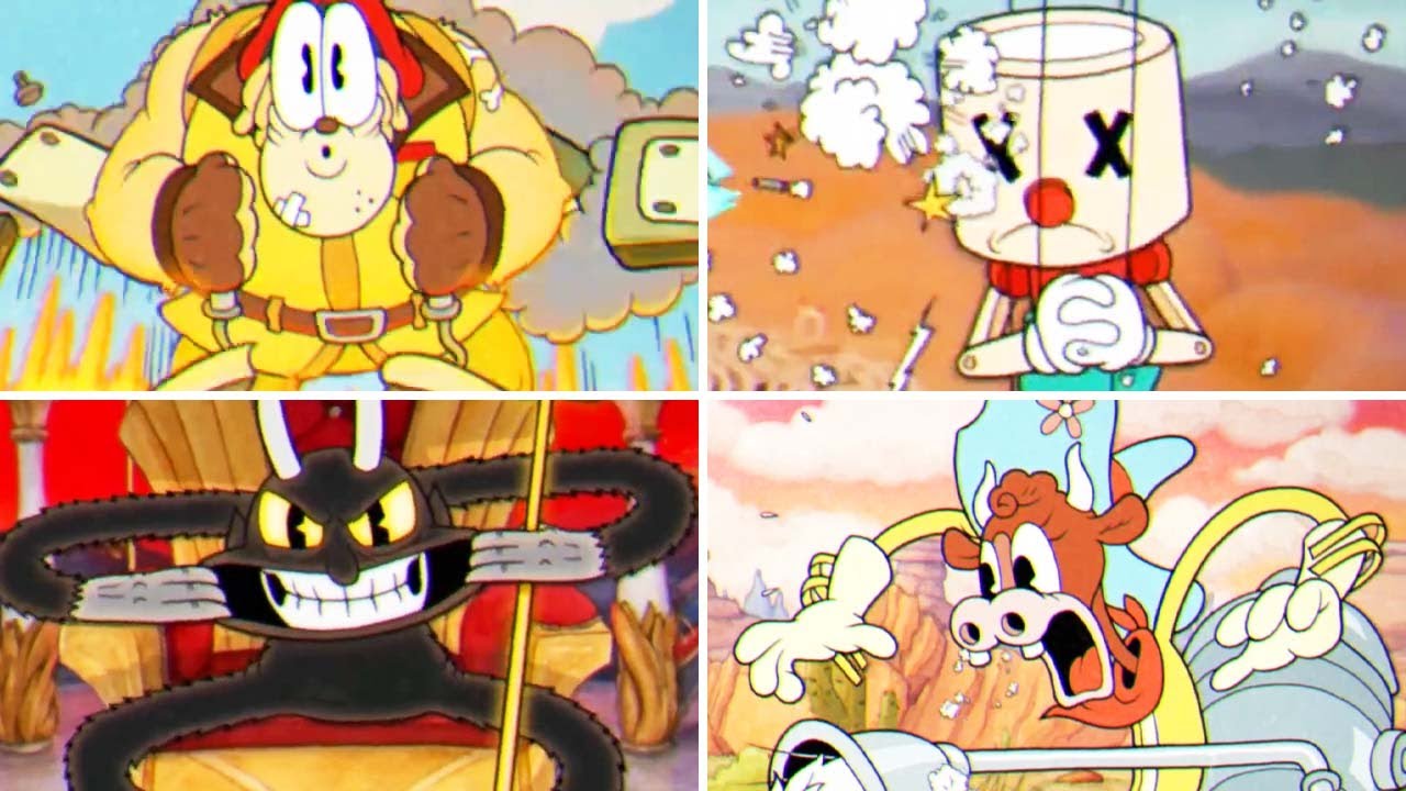 Cuphead & DLC - All Boss Transformations
