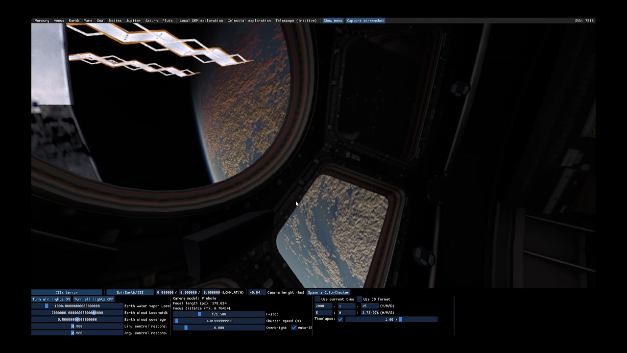 Exploring the interior of ISS